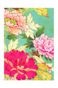 ANNA CHANDLER TEA TOWEL KIMONO FLOWERS