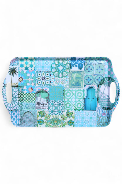 Anna Chandler Melamine Tray Casablanca