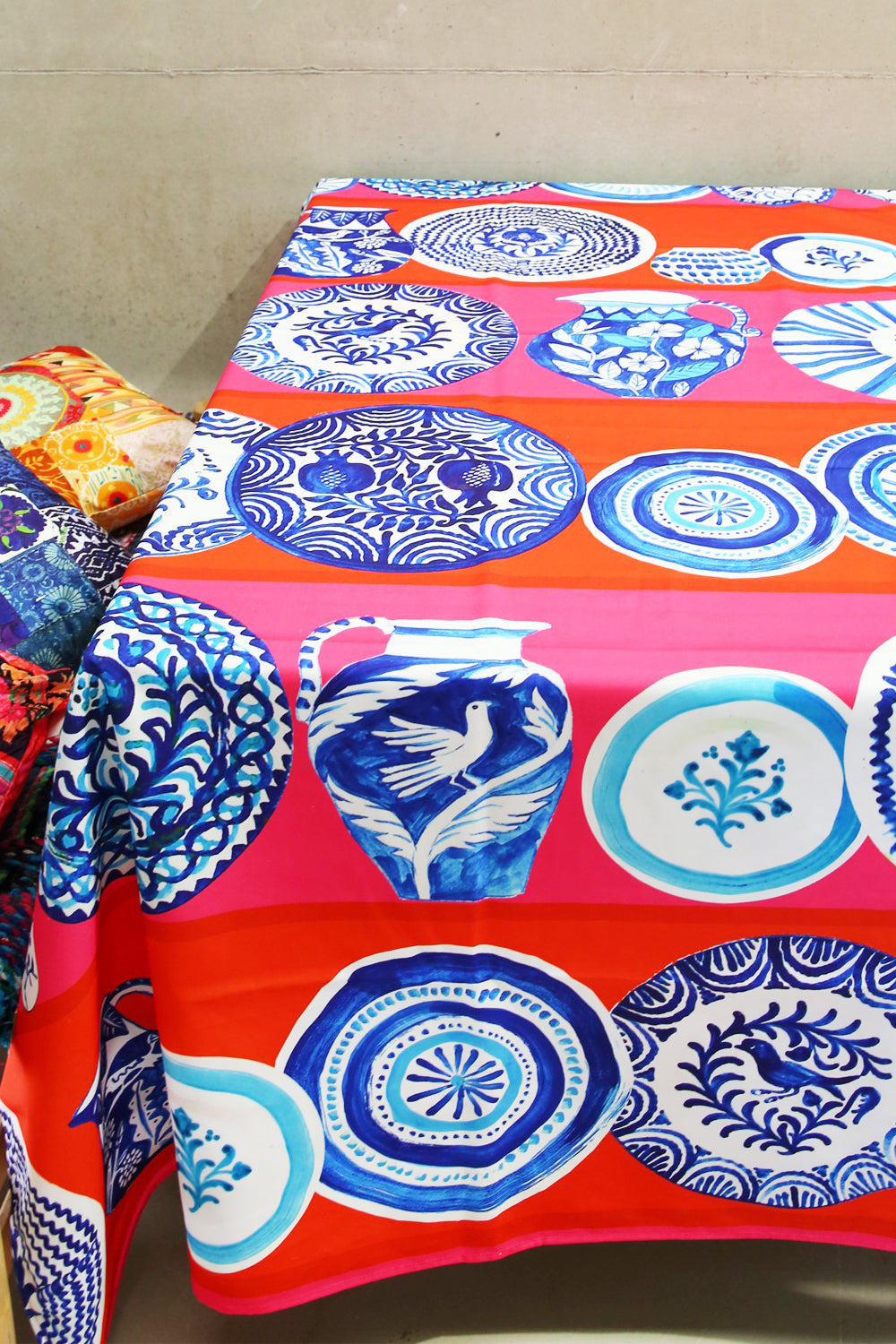 ANNA CHANDLER CANVAS TABLECLOTH COCINA