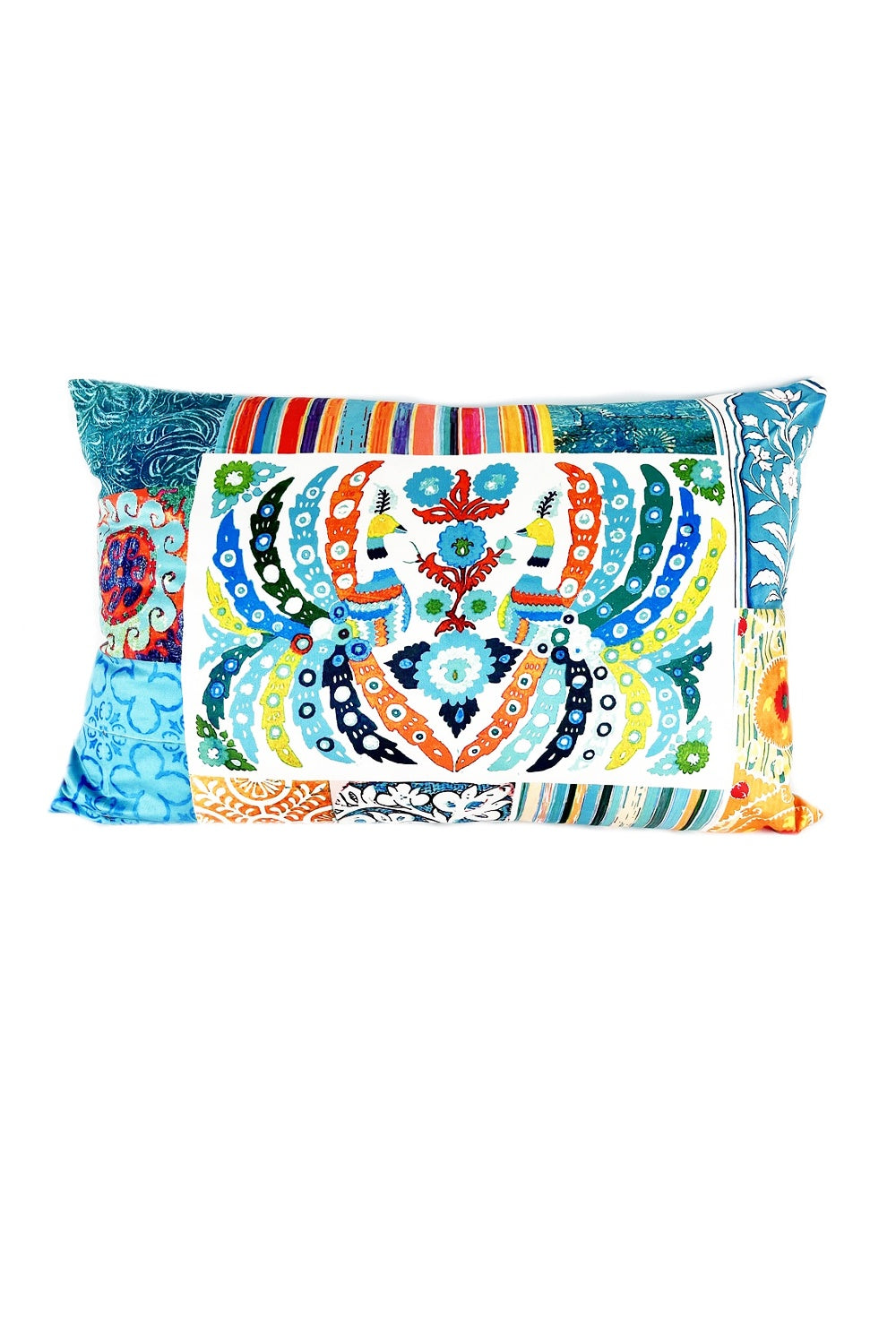 ANNA CHANDLER VELVET RECTANGLE CUSHION BUKHARA