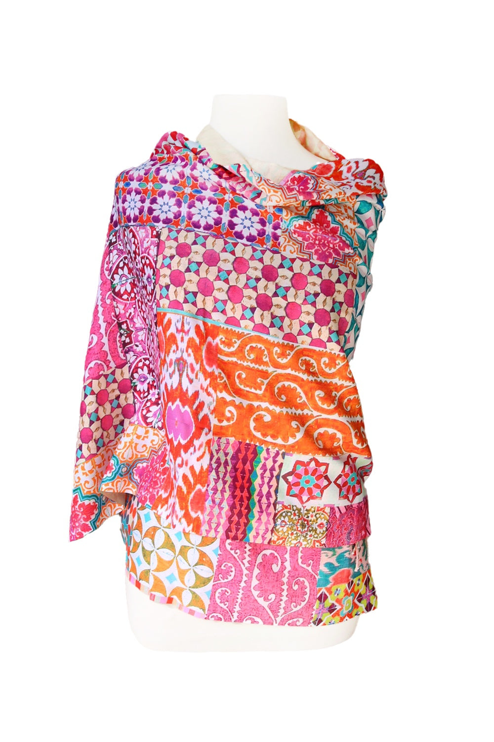 ANNA CHANDLER DOUBLE SIDED WRAP WILDFLOWER