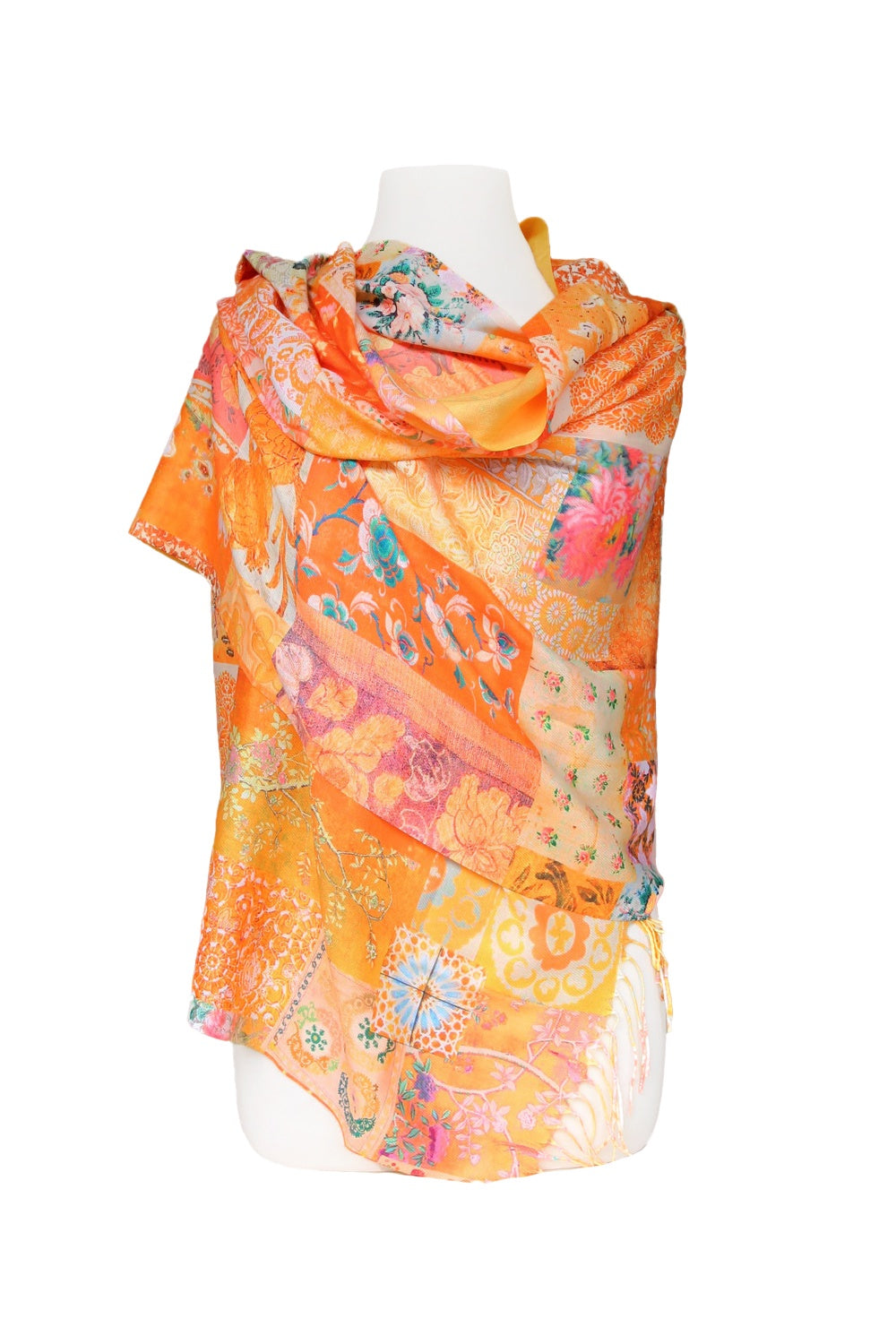 ANNA CHANDLER DOUBLE SIDED WRAP BROCANTE YELLOW