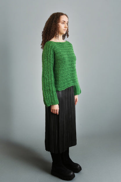 ANNETTE GORTZ NOVE CROPPED KNITTED JUMPER