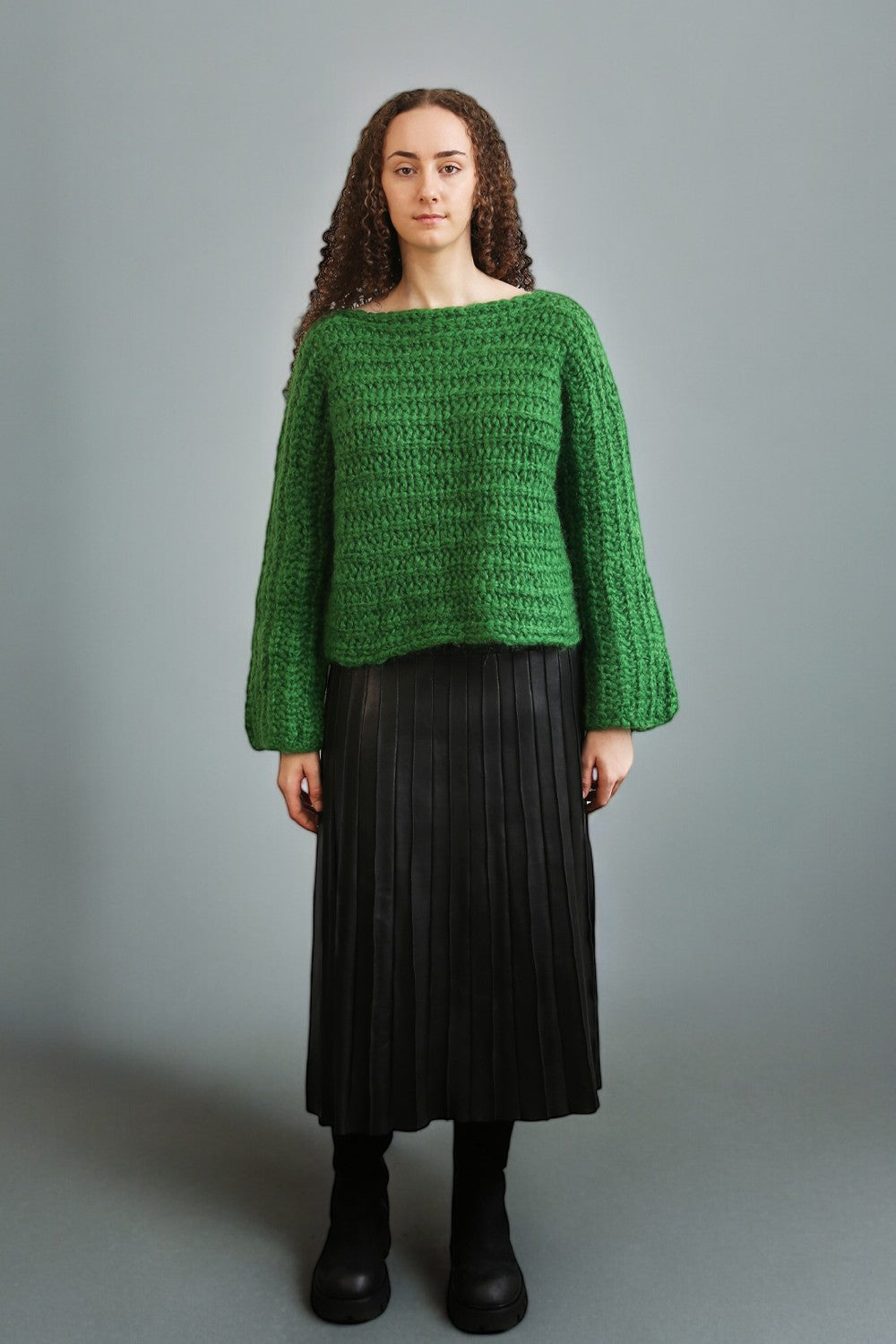 ANNETTE GORTZ NOVE CROPPED KNITTED JUMPER