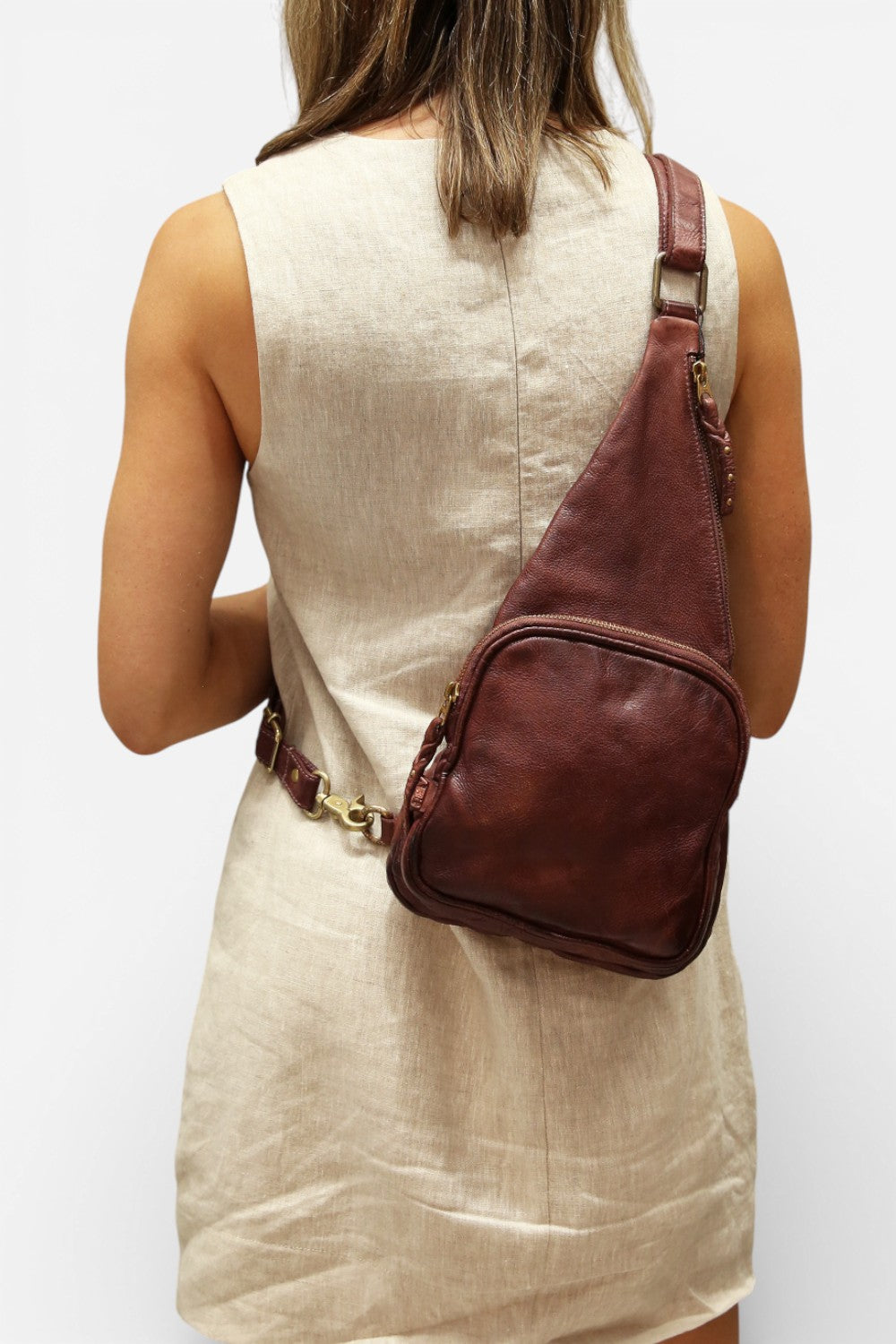 Art N Vintage Tailor Crossbody Bag Truffle