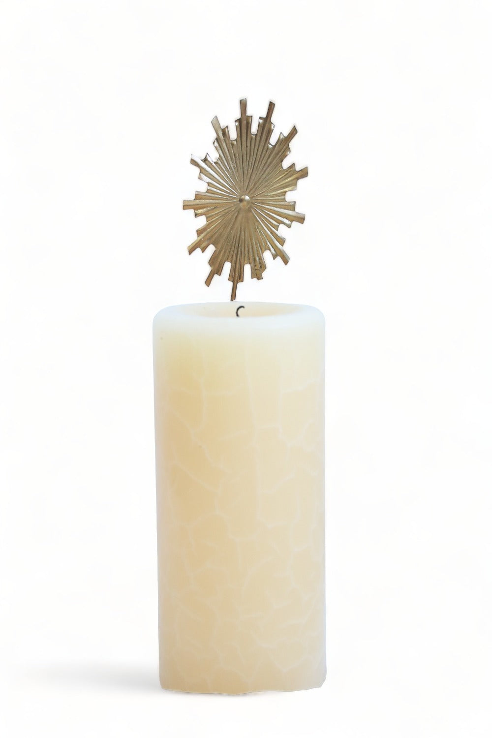 ATELIER DE THIERS GOLDEN SUN BURST CANDLE JEWEL SMALL