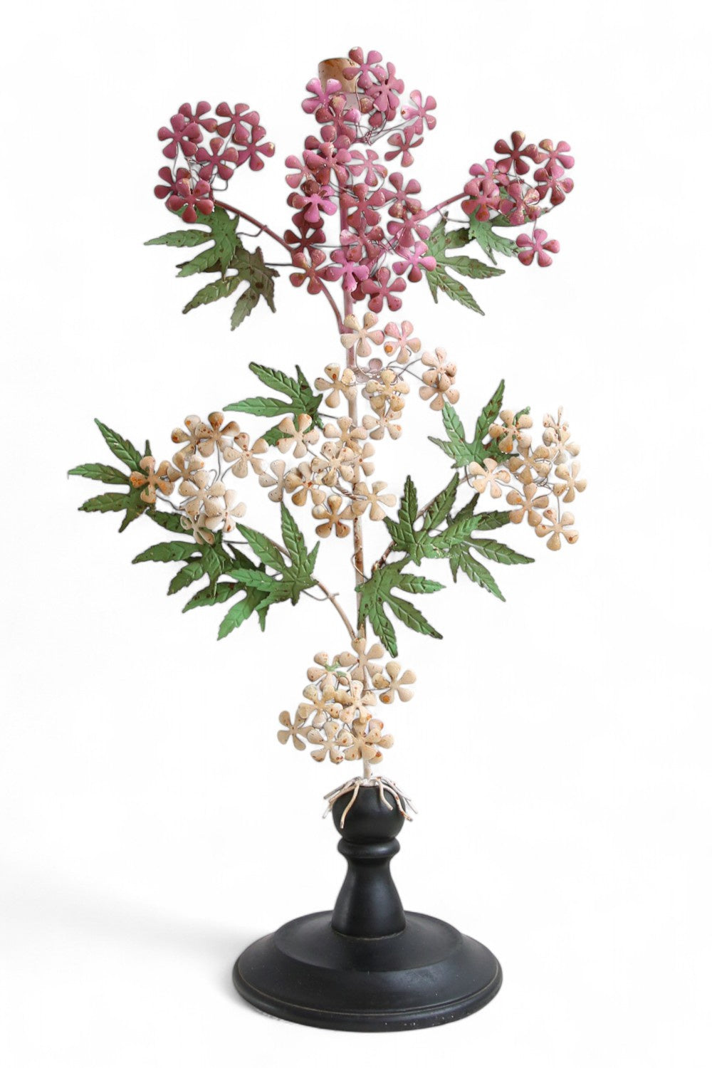 ATELIER DE THIERS FLOWER HYDRANGEA CANDLE HOLDER WITH ROOTS