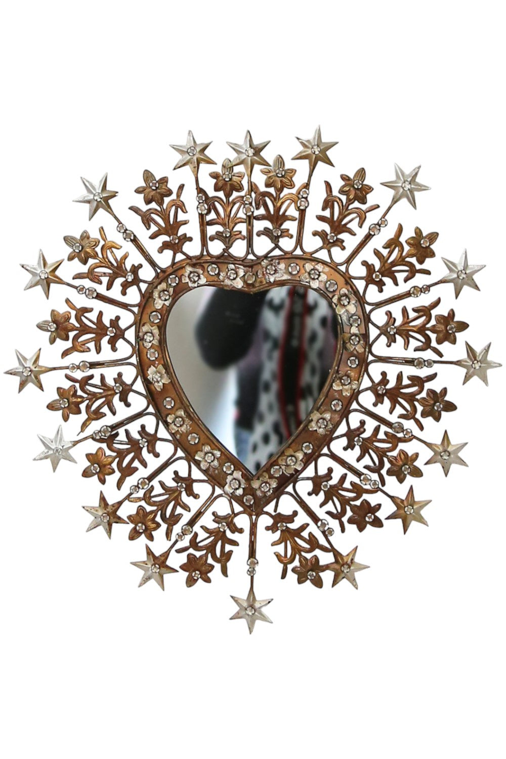 ATELIER DE THIERS HEART STAR MIRROR BRONZE