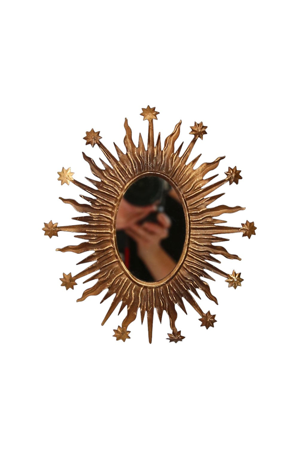 ATELIER DE THIERS STARRY MIRROR 20CM ANTIQUE GOLD