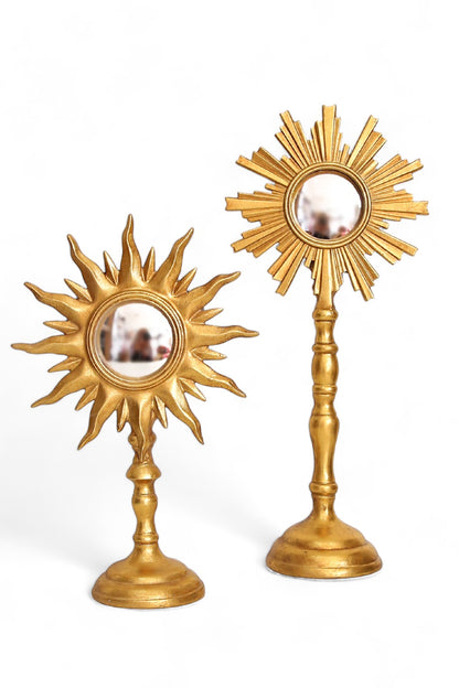 ATELIER DE THIERS FINE STARBURST MIRROR ON STAND