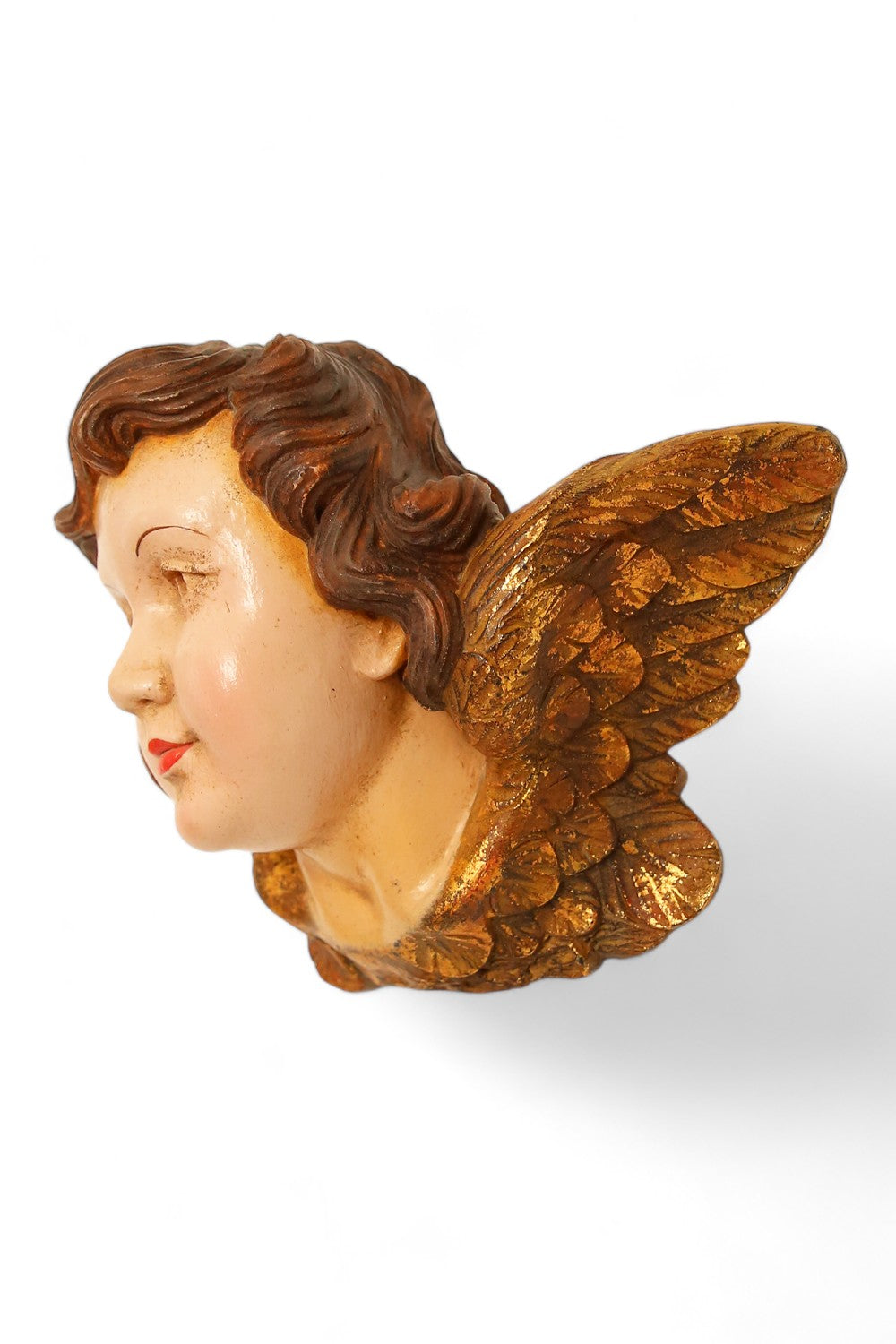 ATELIER DE THIERS SET OF TWO SANTOS CHERUB HEADS