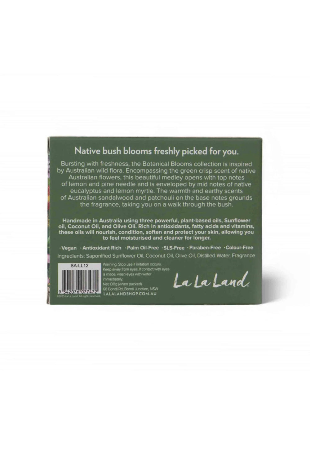 LA LAND AUSTRALIAN NATURAL SOAP BOTANICAL BLOOMS