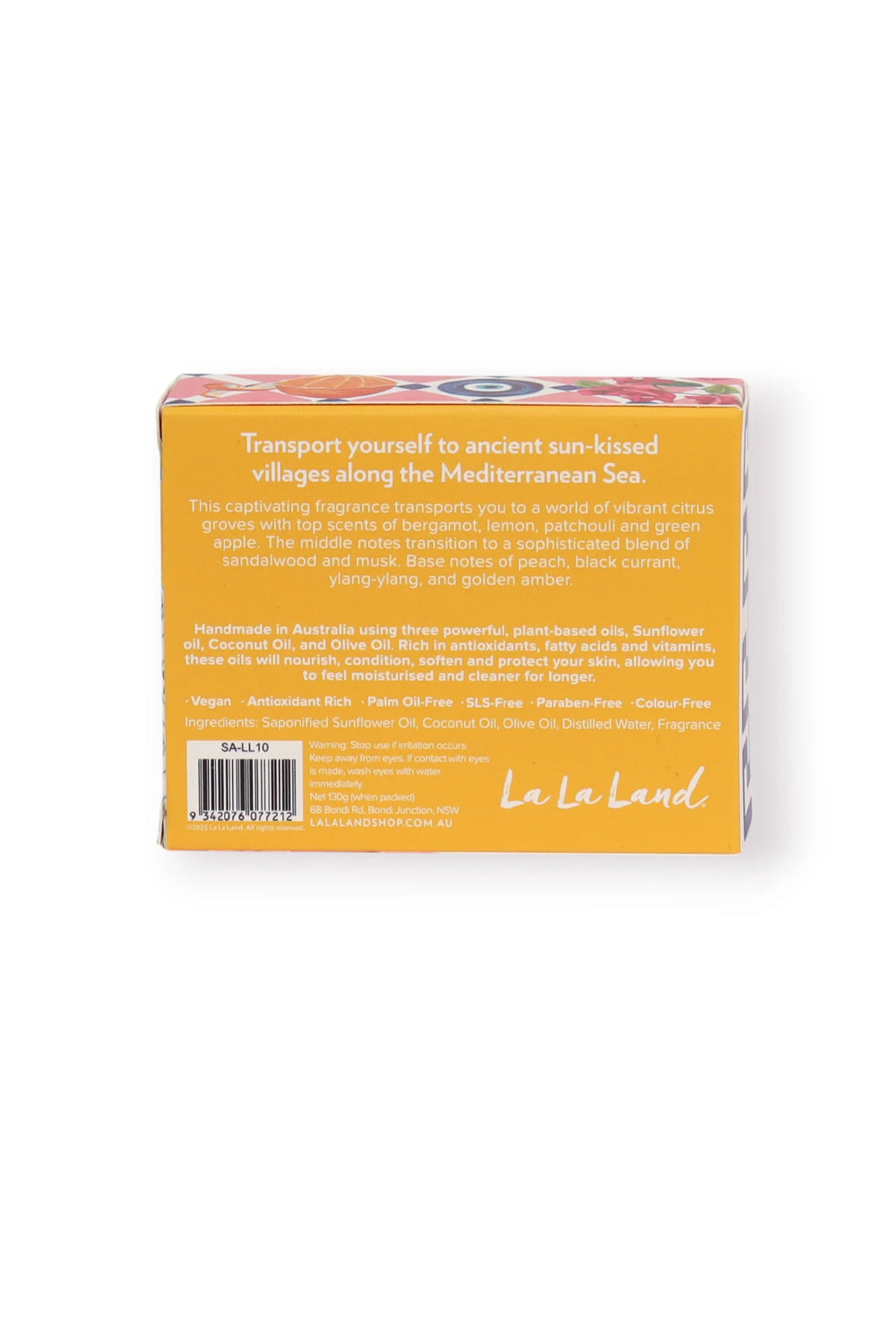 LA LAND AUSTRALIAN NATURAL SOAP MEDITERRANEAN SUMMER