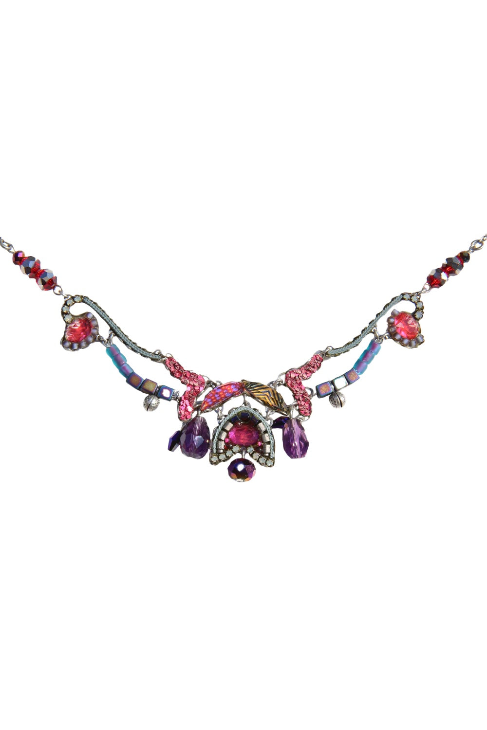 AYALA BAR PURPLE GEM NECKLACE
