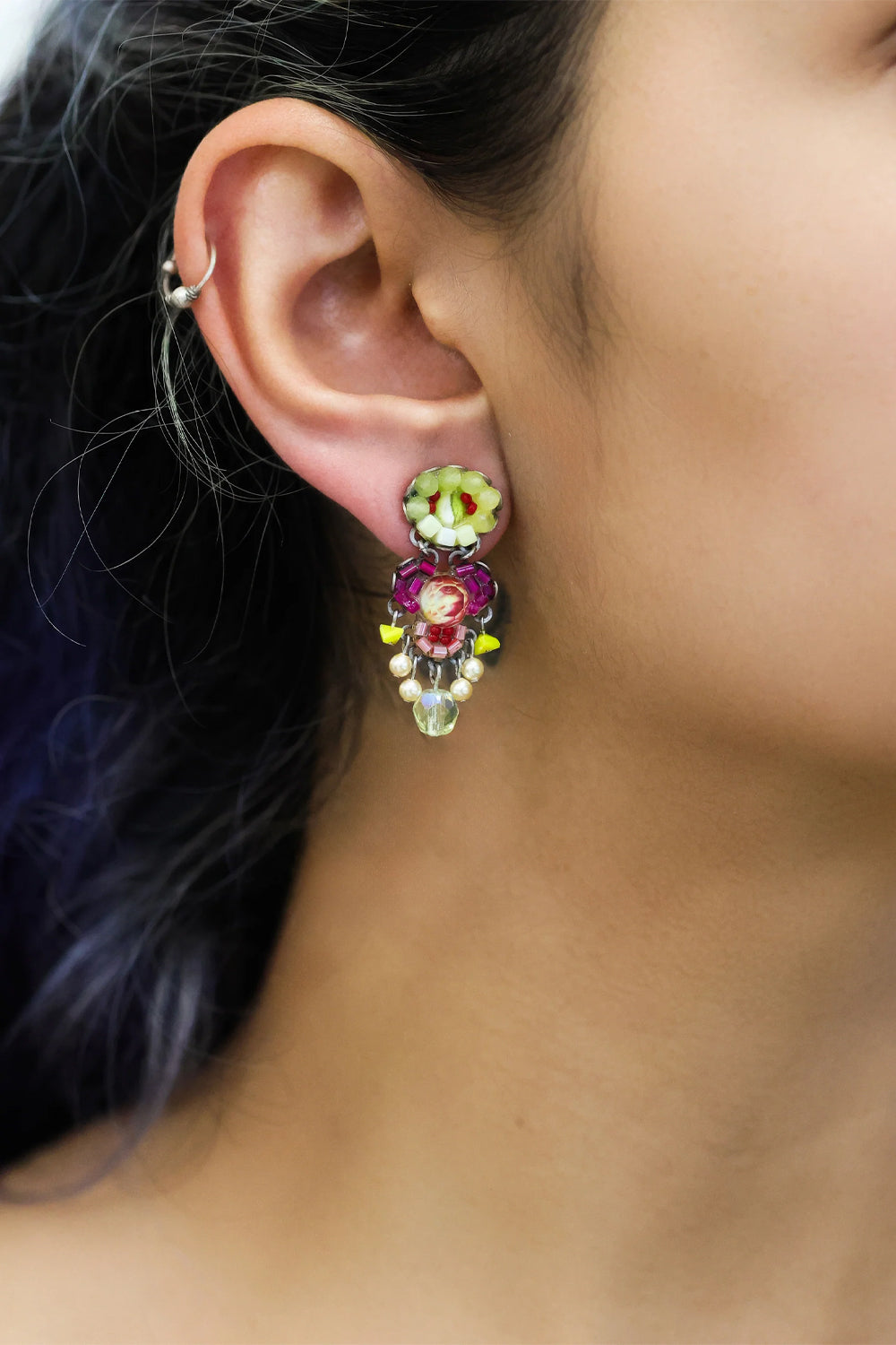 AYALA BAR SMALL EARRINGS LEMONADE SET GUL