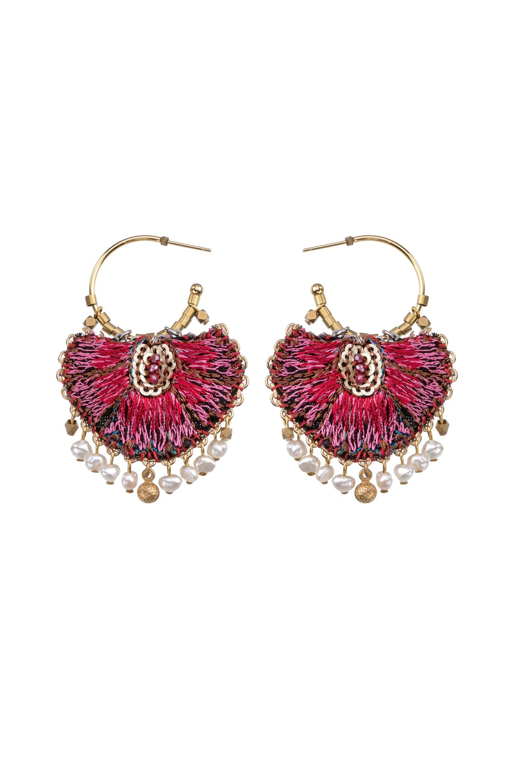 AYALA BAR EMBROIDERD GARDEN BOHO EARRING SPECIAL EDITION