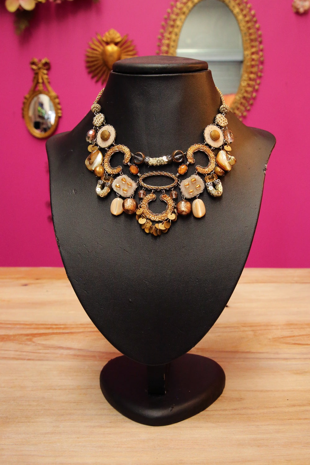Ayala Bar Antique Gold Necklace