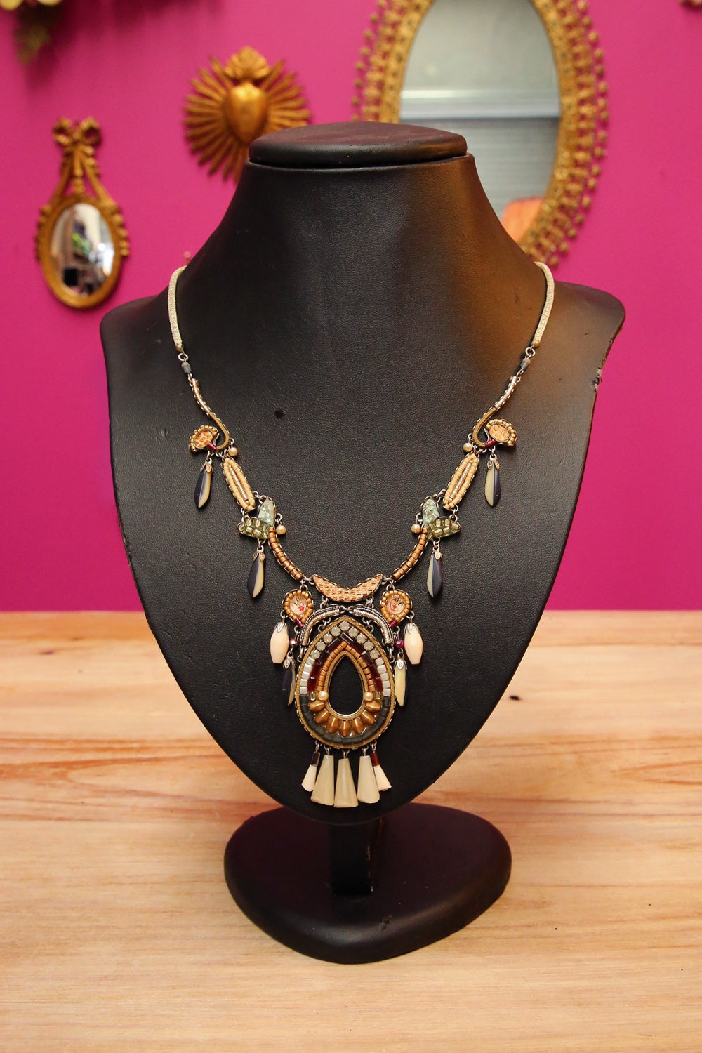 Ayala Bar Pendant Gold Necklace