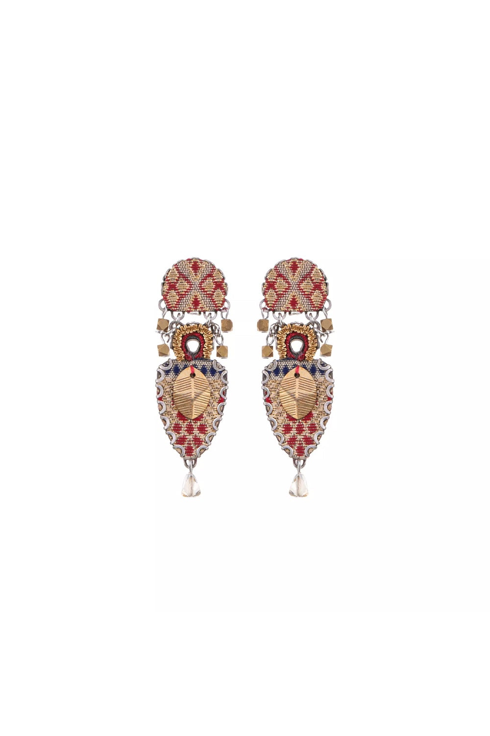 AYALA BAR ROYAL GOLD ZIWA EARRINGS