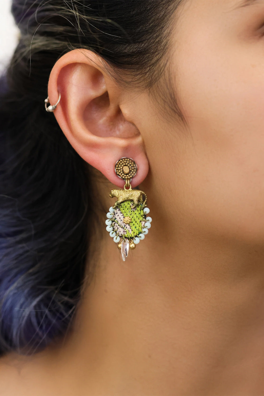 Ayala Bar Round Earrings Utopian Dream Set Iris