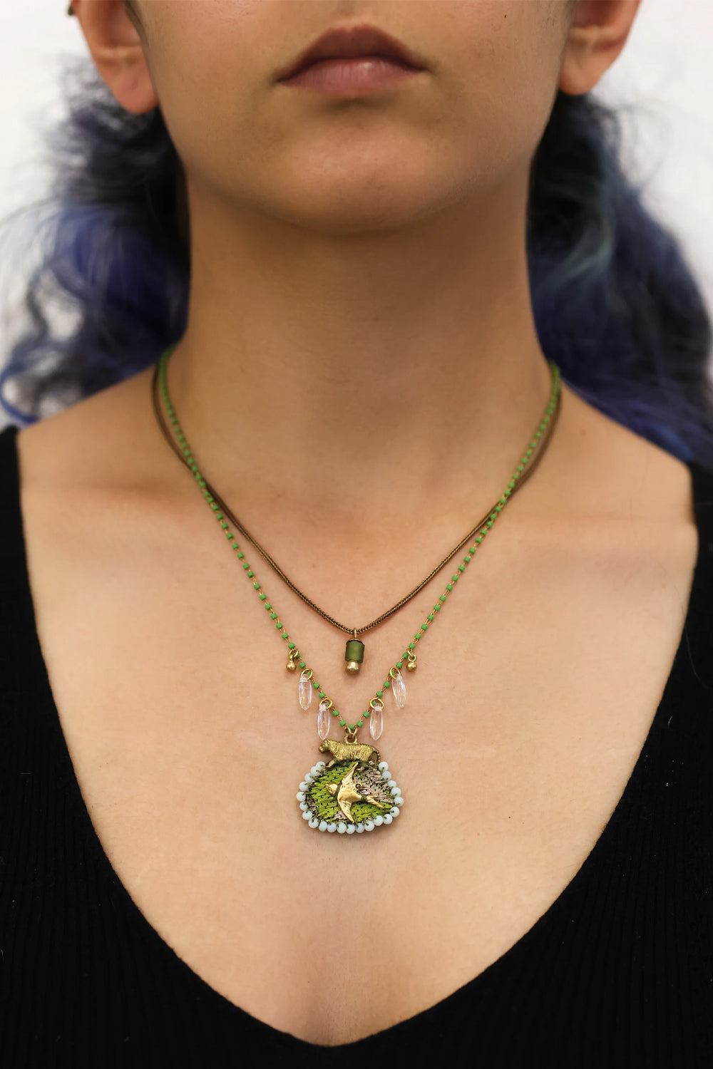 AYALA BAR SMALL FUNKY NECKLACE UTOPIAN DREAM SET HAZEL