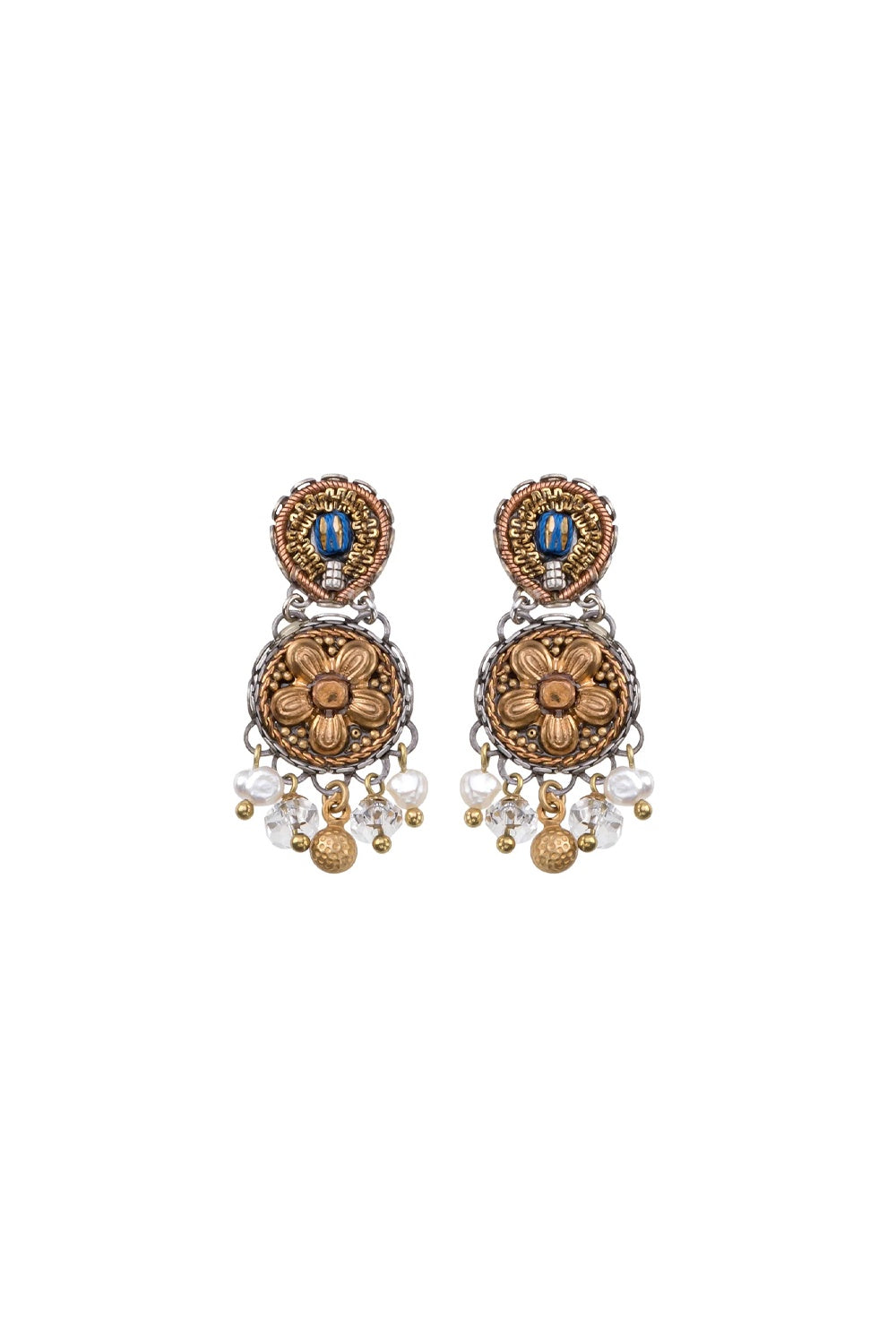 AYALA BAR GOLD VIBRANT EARRINGS GOLD TOTEM SET GILDA