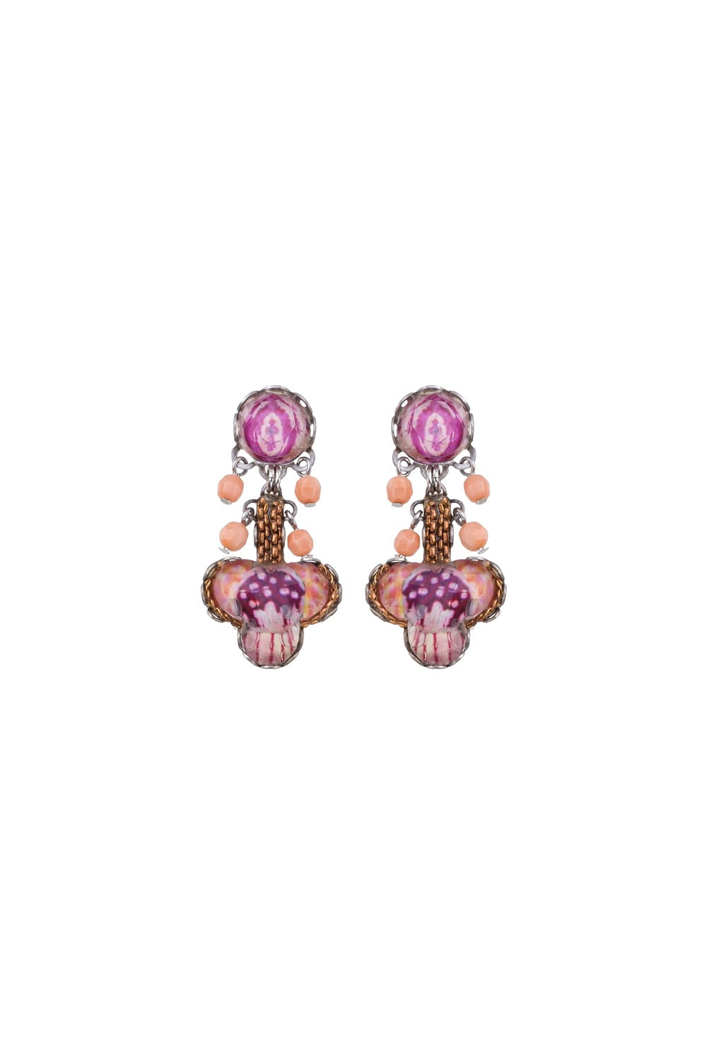 AYALA BAR CLASSIC EARRINGS ROSE EMBRACE SET FERN