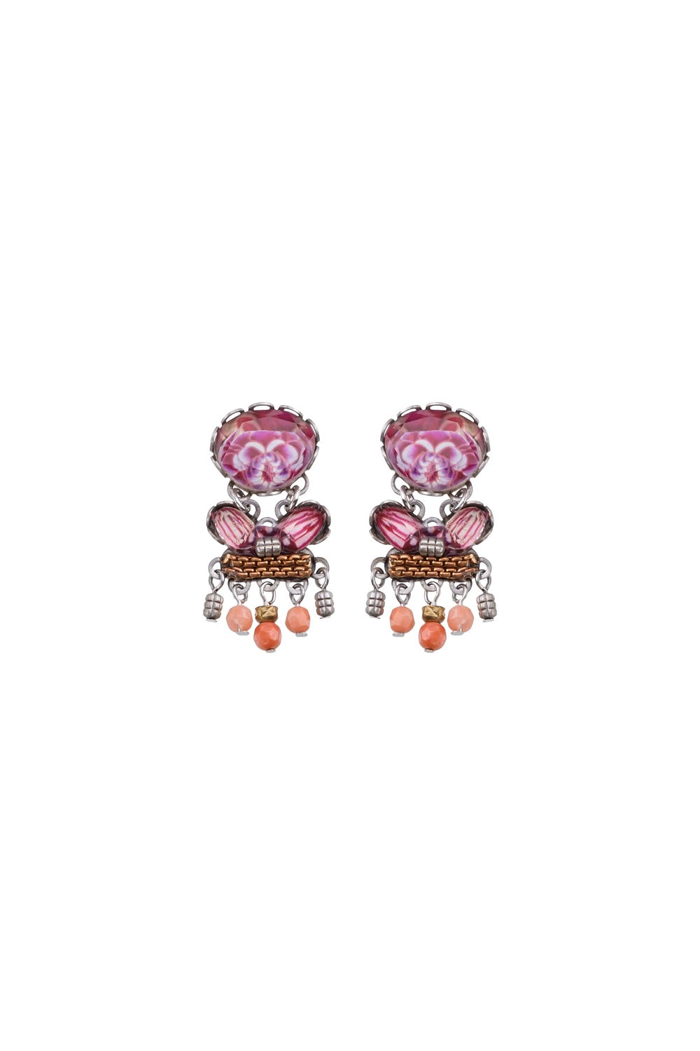 AYALA BAR SMALL EARRINGS ROSE EMBRACE SET CAROL