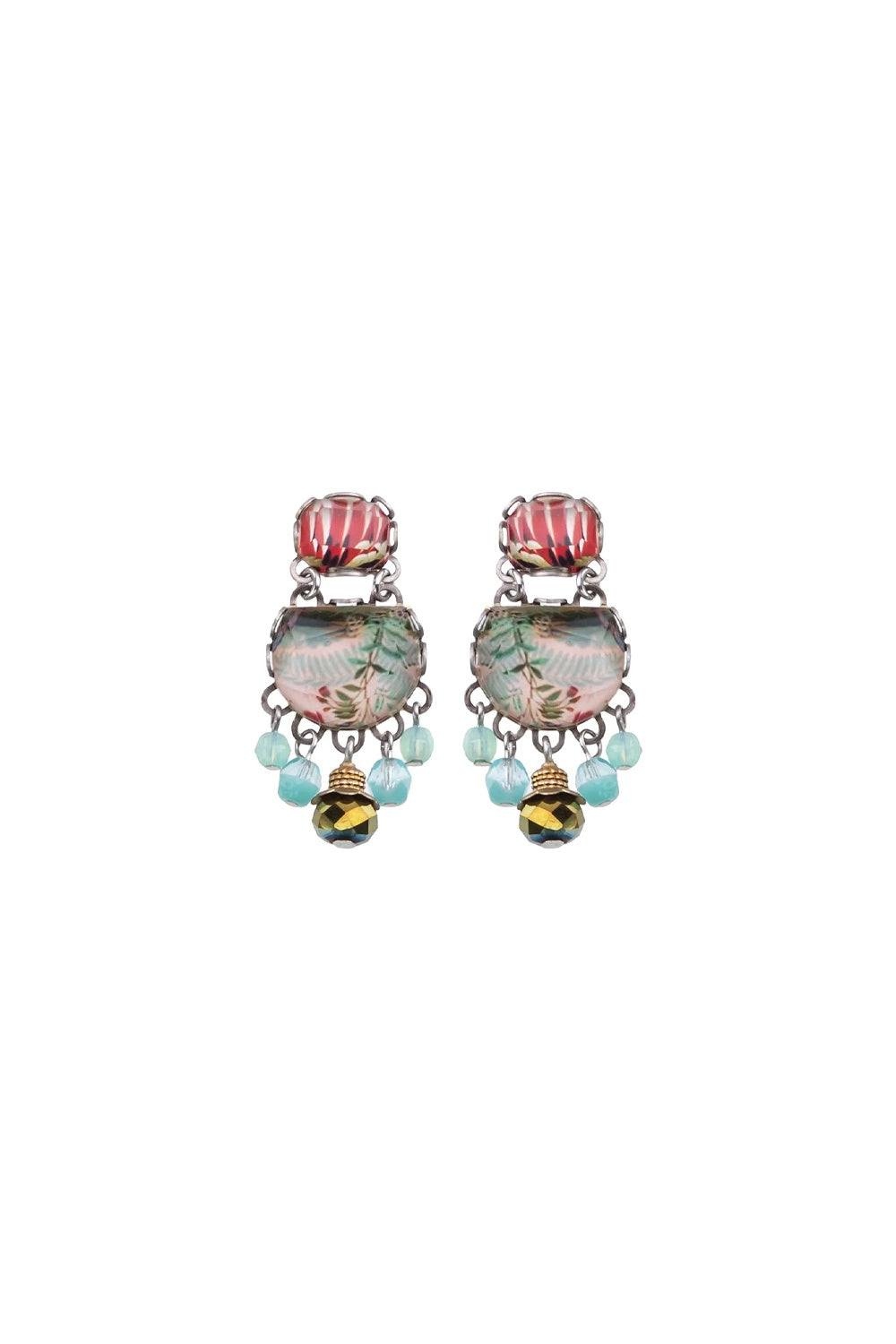 AYALA BAR SMALL EARRINGS FLOWER GARDEN SET TANSY