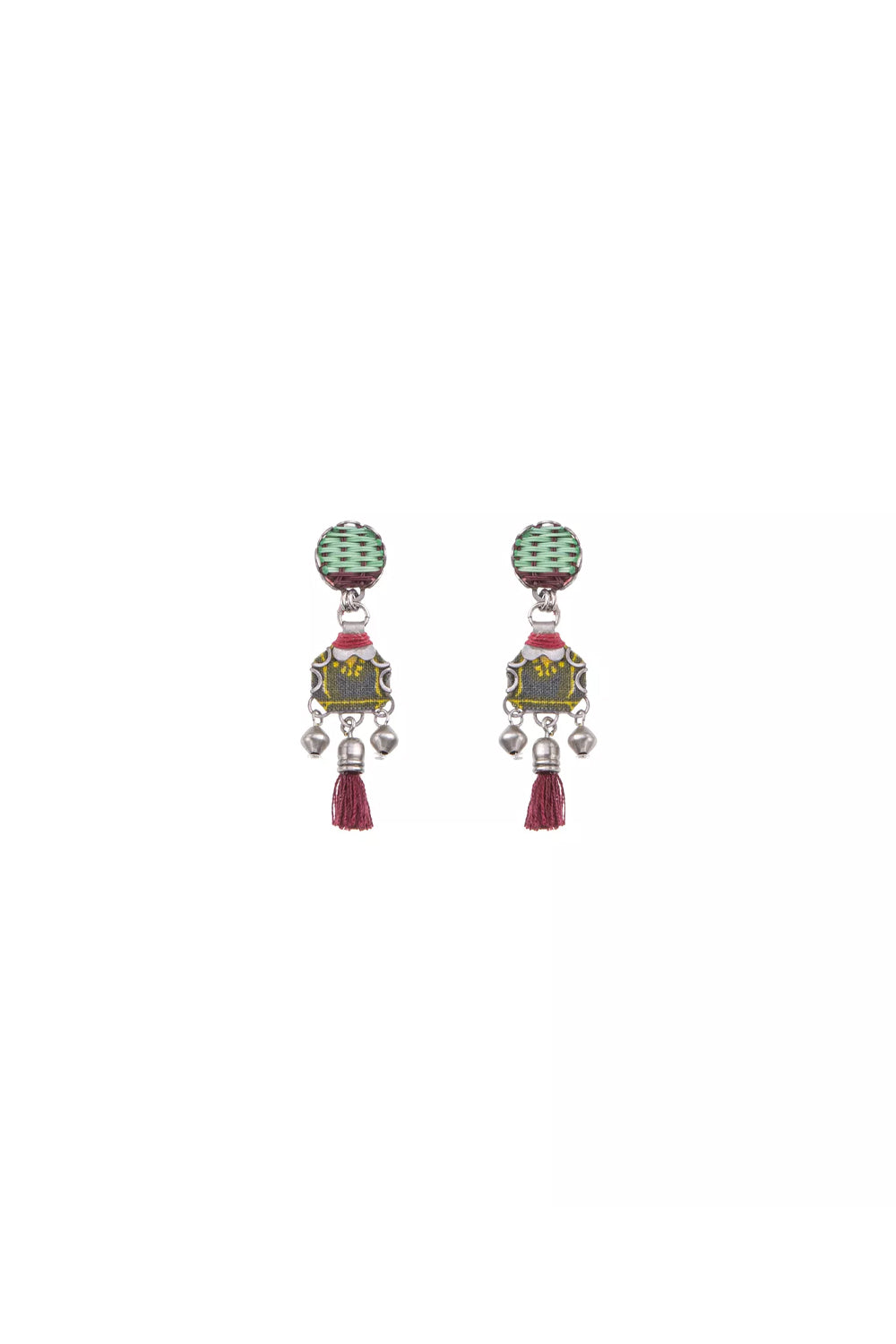 AYALA BAR WOVEN SMALL EARRINGS