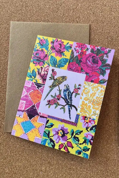 Anna Chandler Card Budgies