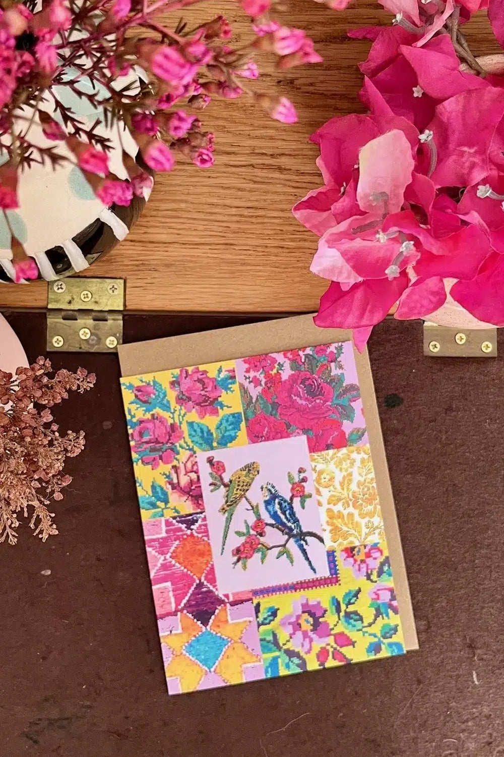 Anna Chandler Card Budgies