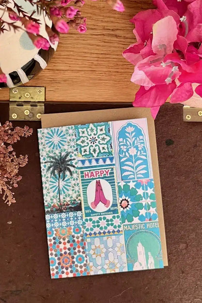 Anna Chandler Card Happy Green