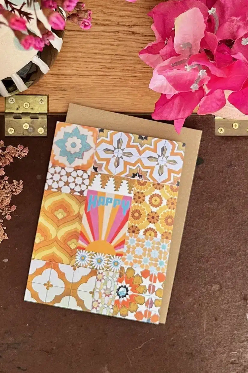 Anna Chandler Card Happy Yellow