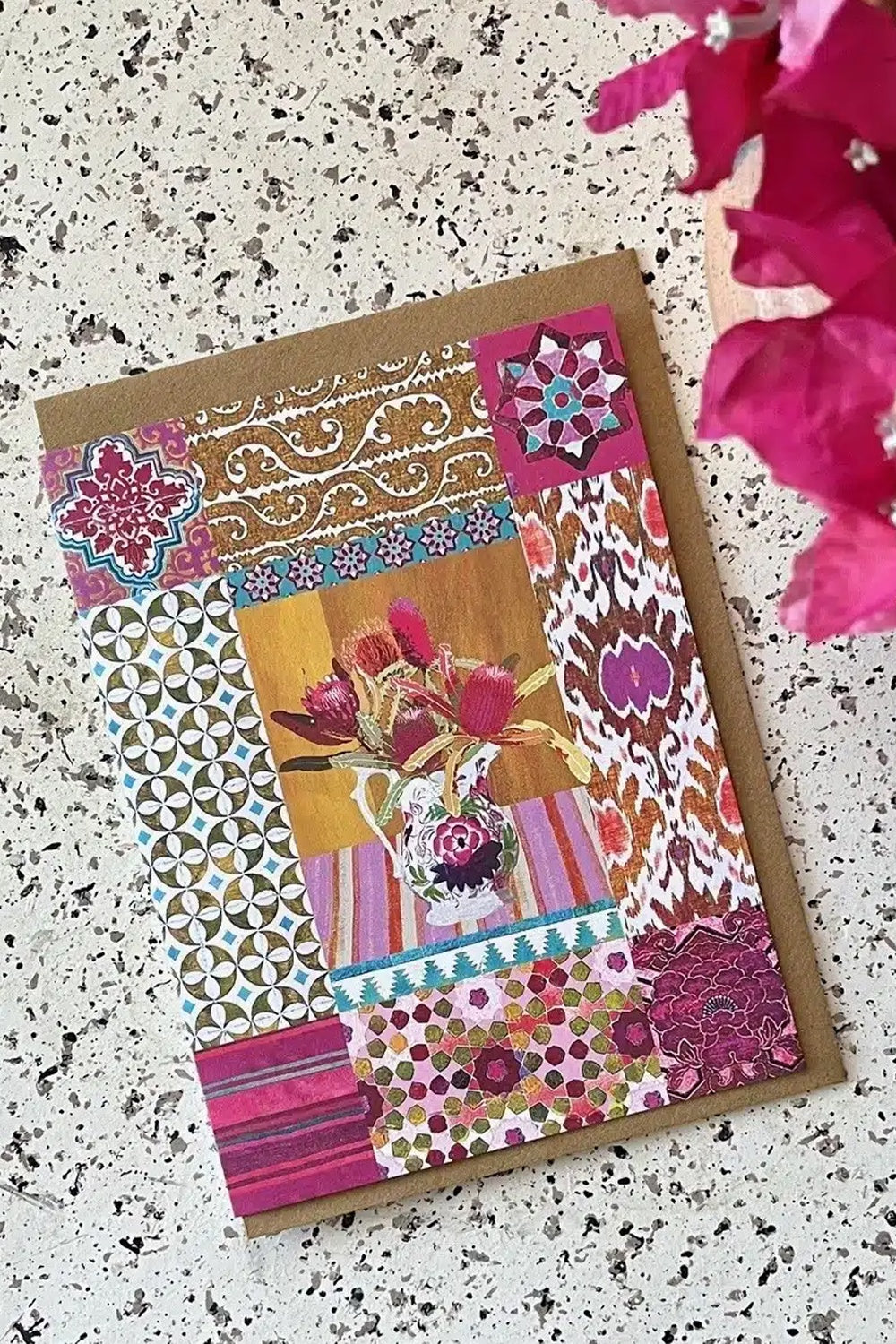 Anna Chandler Card Wildflower Yellow