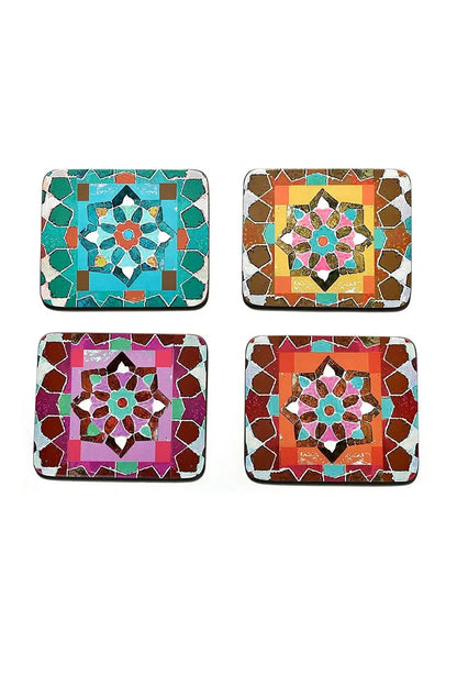 Anna Chandler Wildflower Tile Coasters set of 4