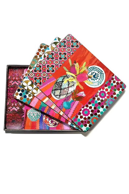 Anna Chandler Wildflower Tile Placemat set of 4