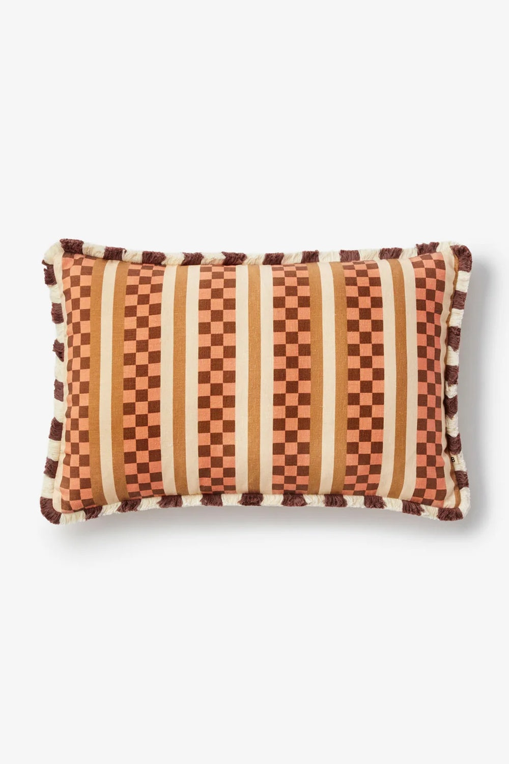 Bonnie and Neil Marco Tile Terracotta 60x40cm Cushion