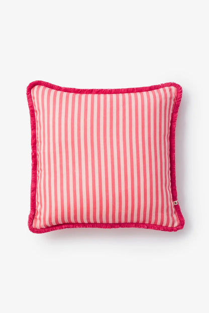Bonnie and Neil Pinstripe Rose 50cm Cushion