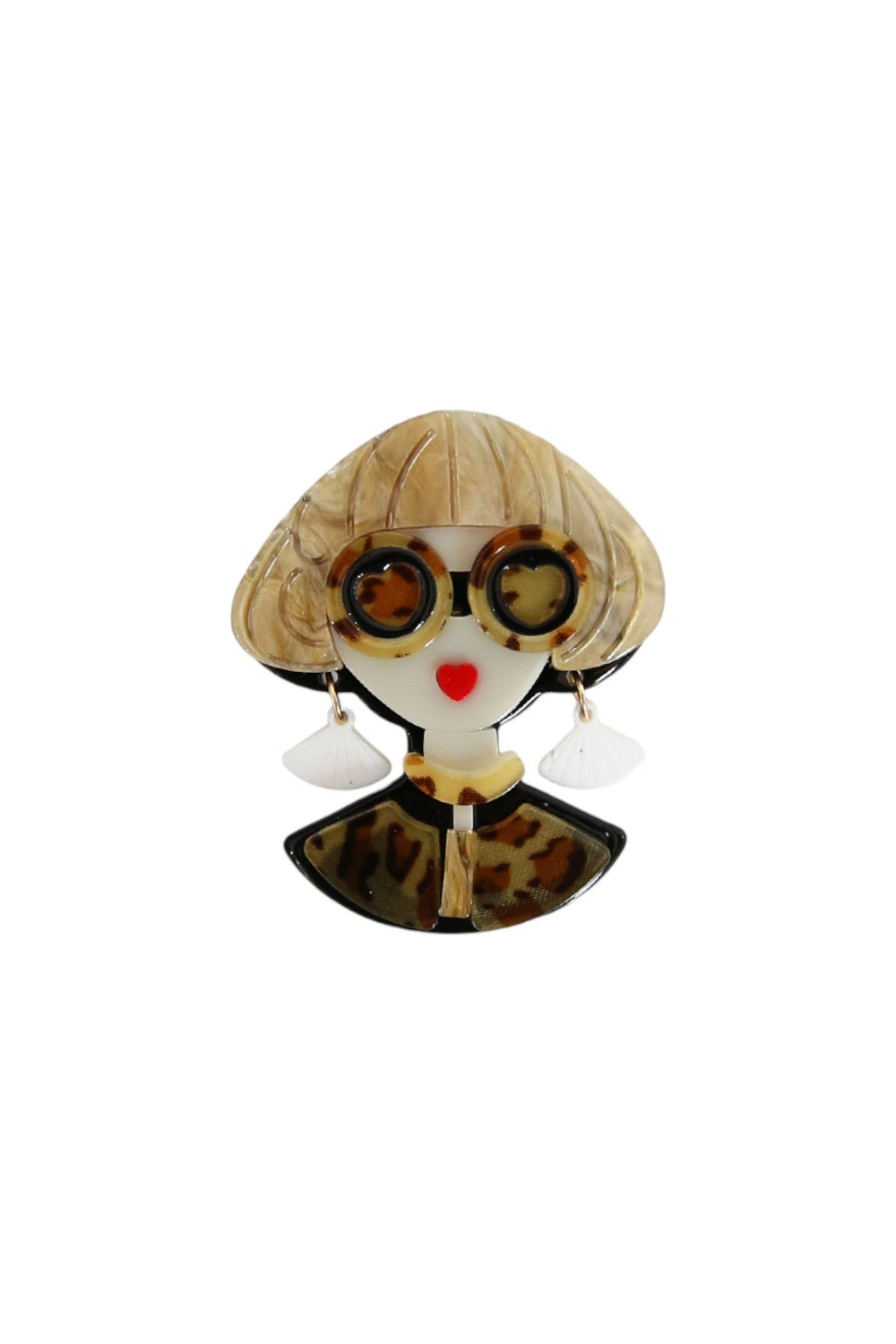 SIA BROOCH IRIS GOLD