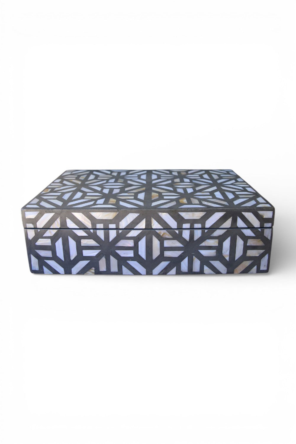 RUBY STAR TRADERS BONE INLAY BOX GREY