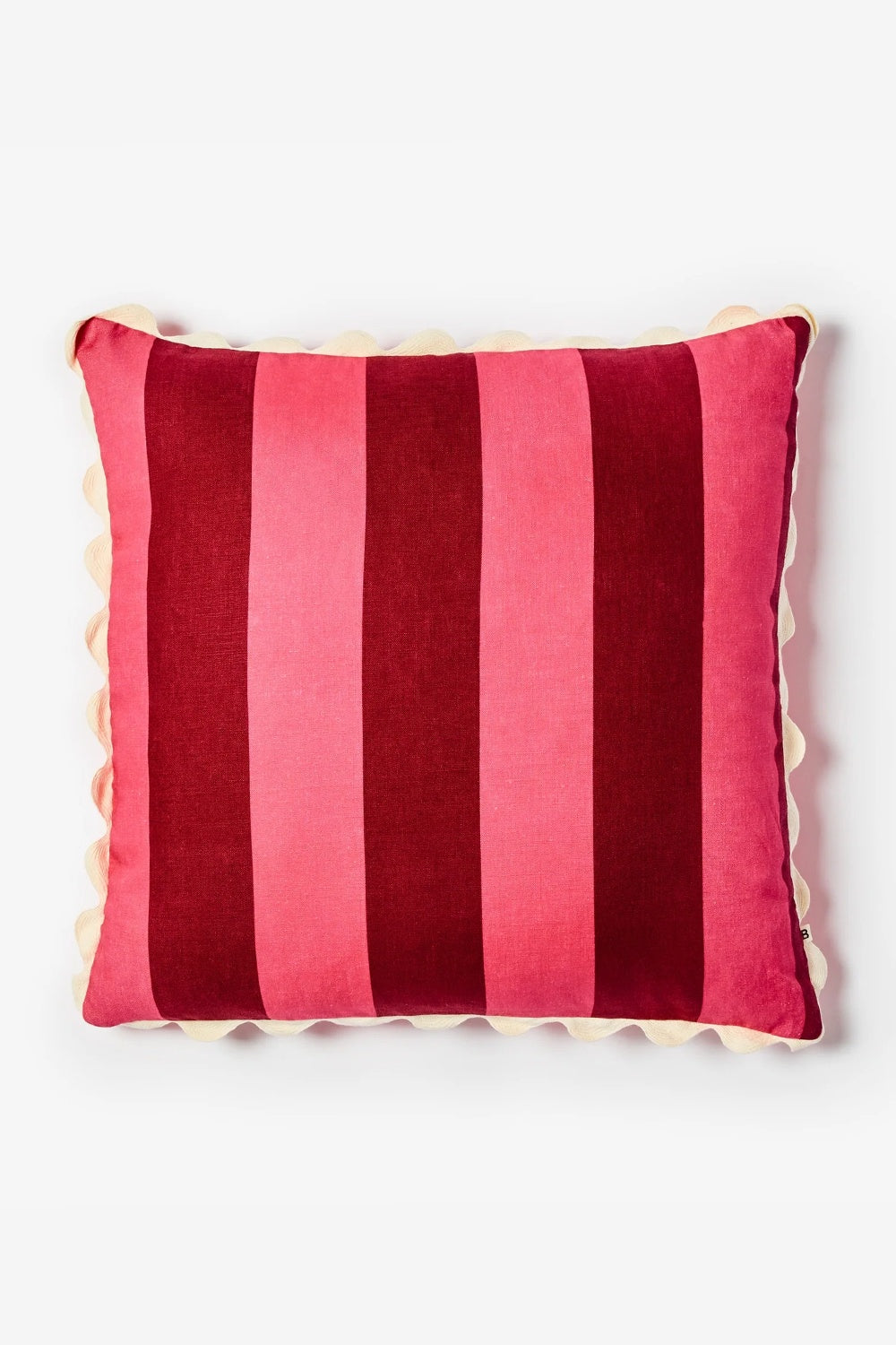 BONNIE AND NEIL BIG STRIPE CERISE CUSHION 60CM