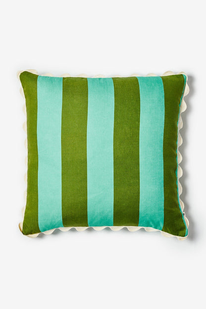 BONNIE AND NEIL BIG STRIPE MINT CUSHION 60CM