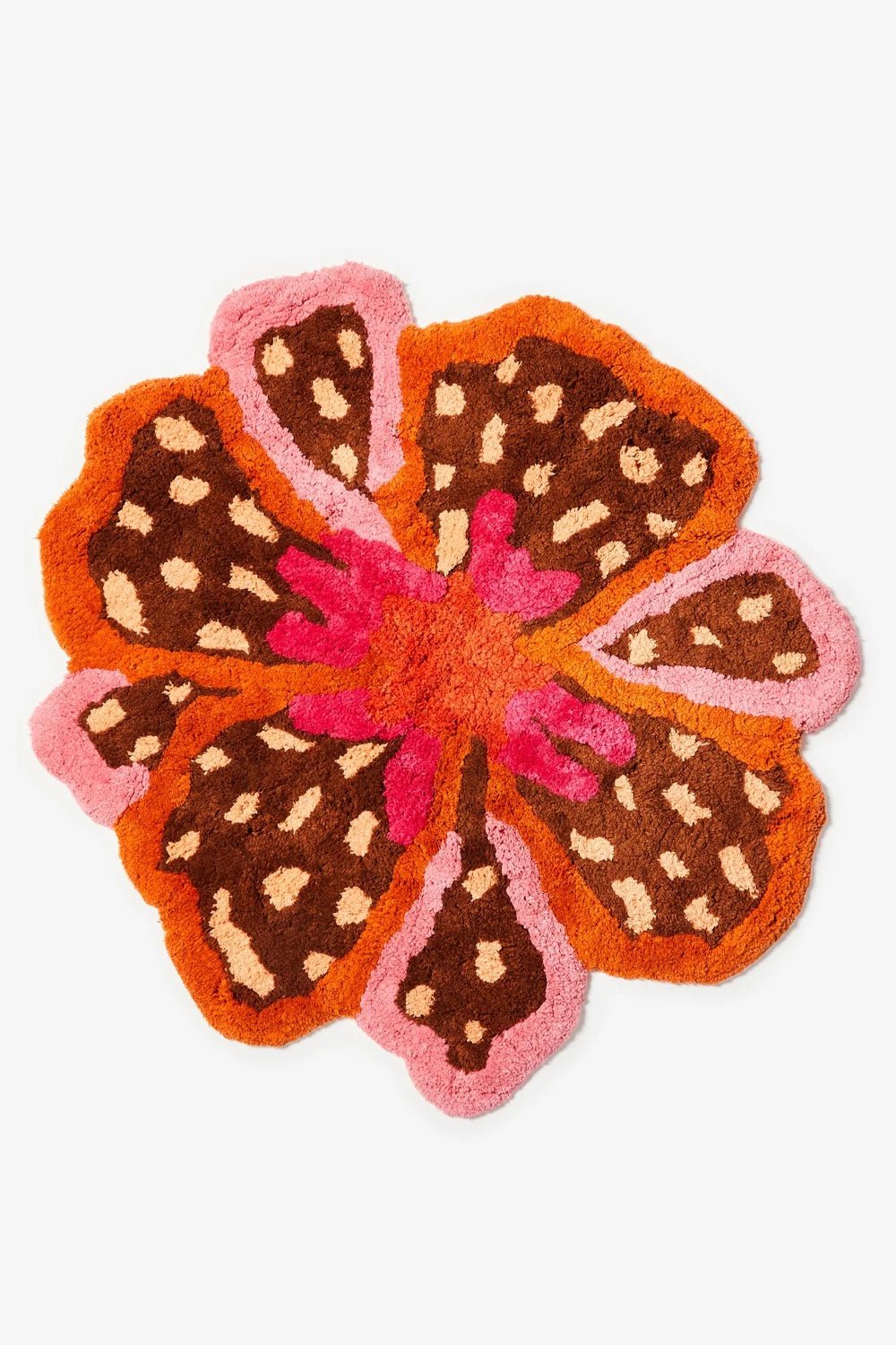 BONNIE AND NEIL PINK FLORAL BATH MAT