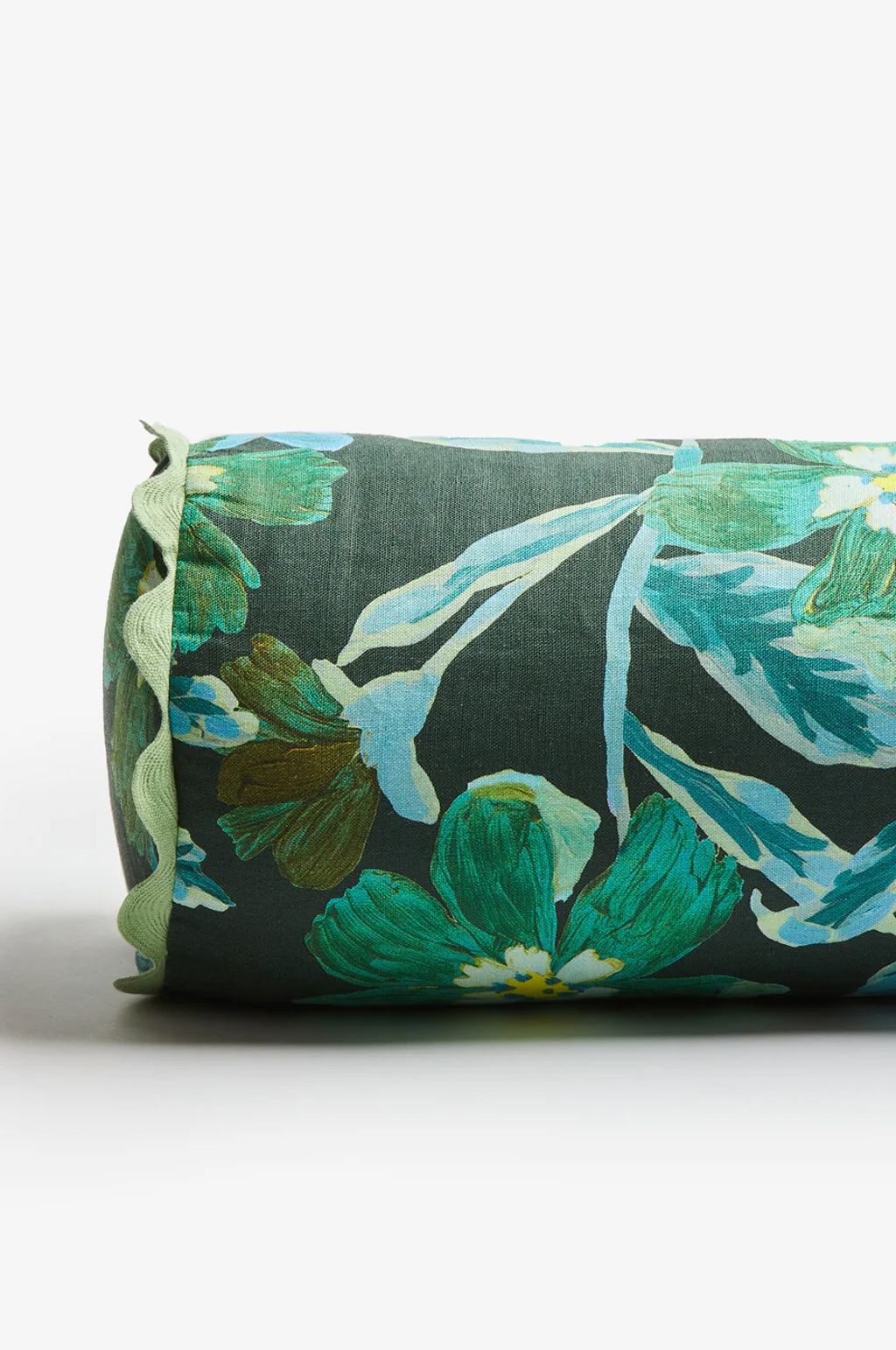 BONNIE AND NEIL CUSHION COSMOS GREEN BOLSTER 60CM