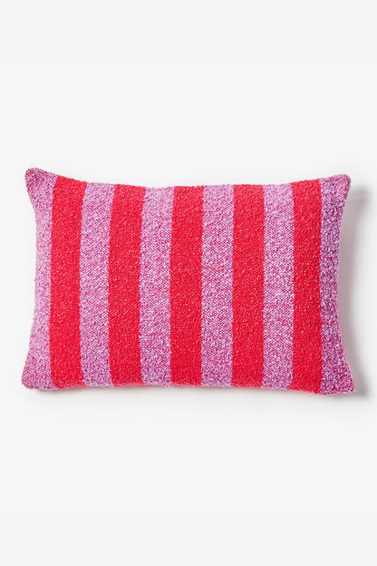 **PRE-ORDER** BONNIE AND NEIL BOUCLE STRIPE CANDY CUSHION 60CM X 40CM