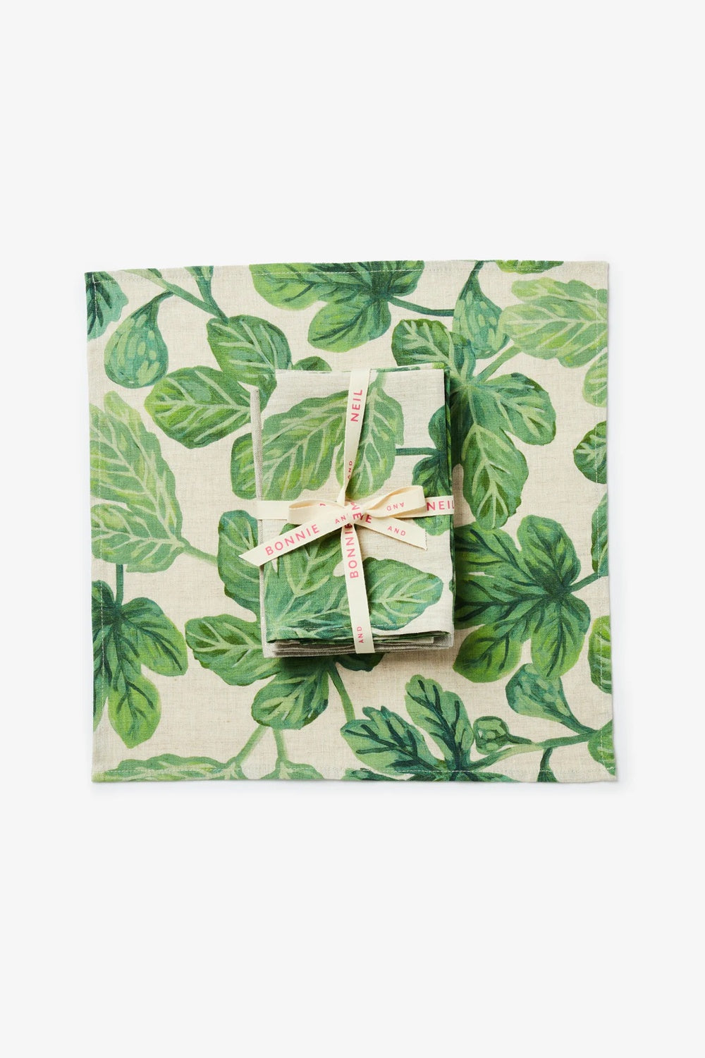 BONNIE AND NEIL FIG GREEN NAPKINS