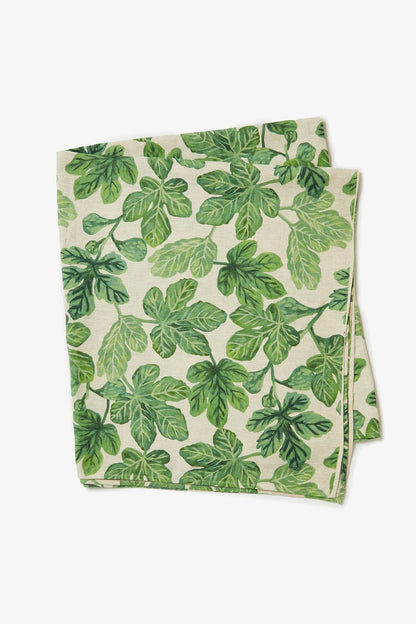 BONNIE AND NEIL FIG GREEN TABLECLOTH LARGE