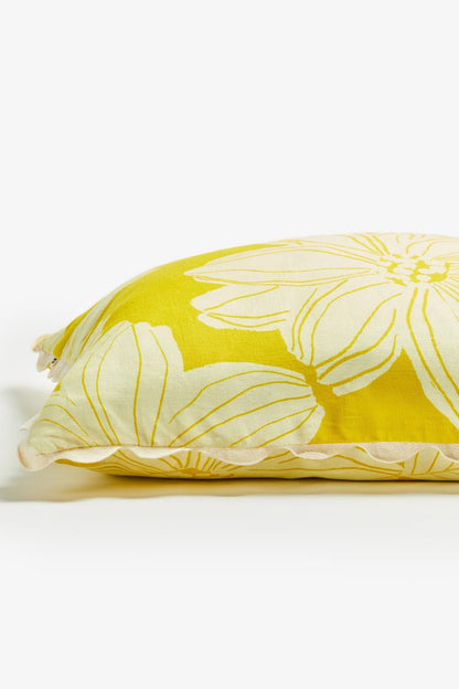 BONNIE AND NEIL MARGOT LEMON CUSHION 60CM