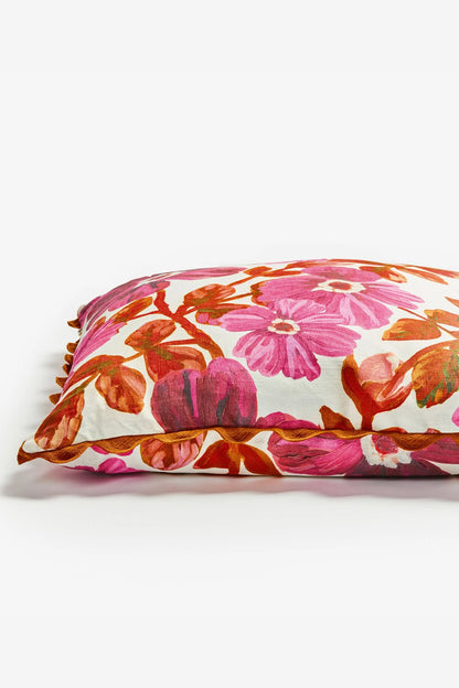 BONNIE AND NEIL ROSETTA PINK CUSHION 60CM